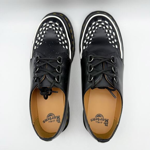 Dr. Martens Womens Ramsey Lace Up Oxfords EU 45 US 12 Black Leather EUC - Picture 10 of 14